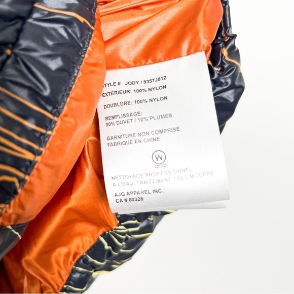 Sosken Studios JODY NAVY PORTRAIT PRINT DOWN PUFFER VEST SIZE 1 S - Picture 8 of 11